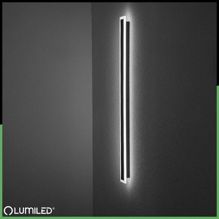 Lampa Ogrodowa LED Natynkowa OLIO Kinkiet Elewacyjny Ścienny 30W 4000K 100cm IP65 LUMILED
