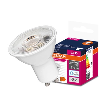 Żarówka LED GU10 6,9W = 50W 575lm 6500K Zimna 120° OSRAM Value