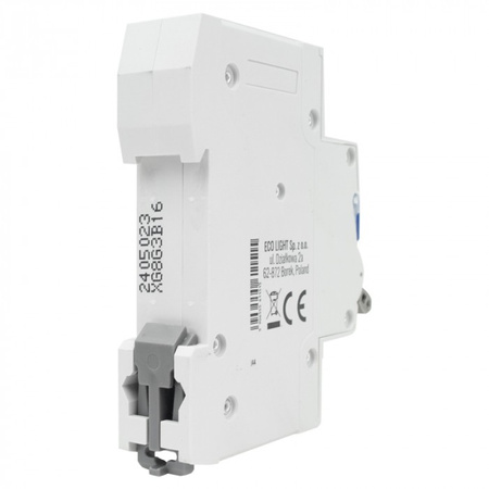 Wyłącznik Nadprądowy Bezpiecznik Rozłącznik 6kA 1P B 16A .MORE