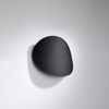 Lampa Ścienna Kinkiet 2x G9 Okrągła Czarna Nowoczesna Senses Sollux