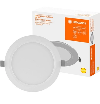 Panel LED Podtynkowy wpuszczany 6W 3000K DOWNLIGHT Slim DN105 LEDVANCE okrągły