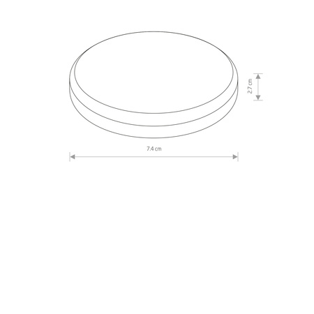 Żarówka LED GX53 Reflektor R74 8W 680lm 3000K Ciepła 100° BULB 8377 Nowodvorski