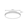 Plafon LED Lampa Sufitowa Natynkowa BEVER 10W LED Ø260 mm Milagro