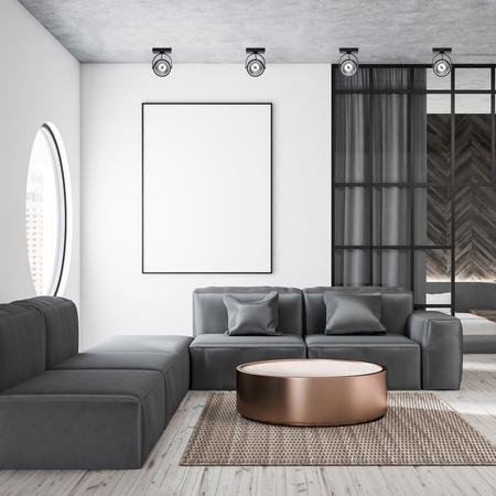 Oprawa Natynkowa Halogenowa Lugar Czarna 1xAR111 GU10 Spot Milagro