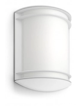 Kinkiet Ogrodowy Lampa Elewacyjna Zewnętrzna LED 6W 600lm 4000K IP44 Biała Antelope Philips