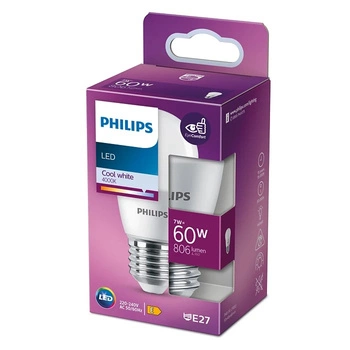 Żarówka LED Kulka E27 P48 7W = 60W 806lm 4000K Neutralna PHILIPS