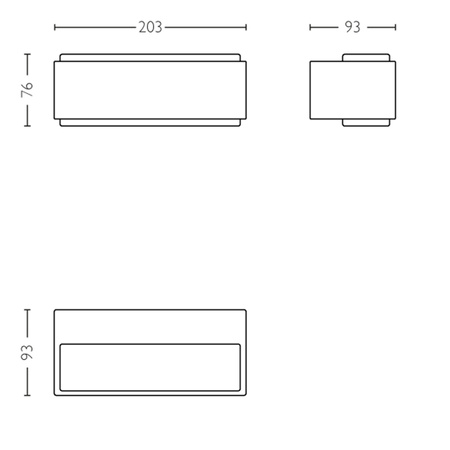 Kinkiet Ogrodowy Lampa Elewacyjna Zewnętrzna LED 9W 1000lm 2700K IP44 Antracyt Stratosphere Philips