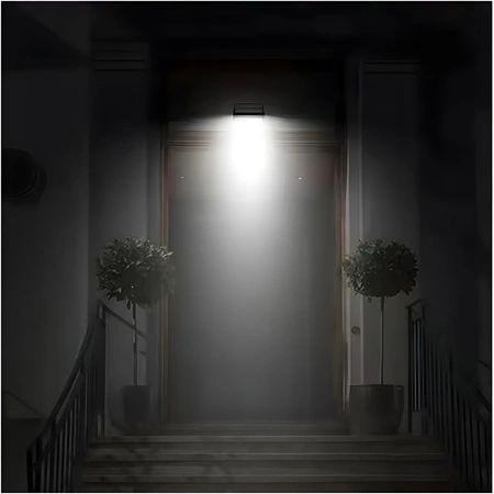 Naświetlacz Solarny Lampa Elewacyjna LED 6500K IP44 Czujnik Ruchu i Zmierzchu CORDY LUMILED