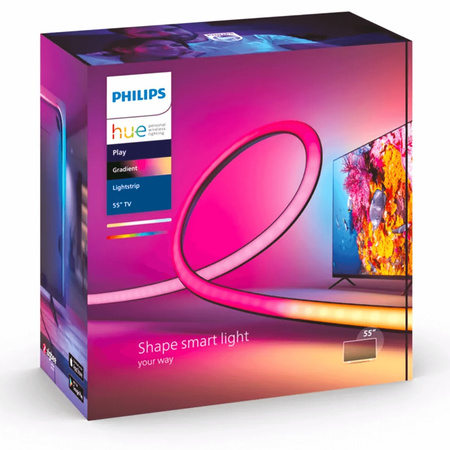 Inteligenta Taśma LED 20W CCT RGB 2m 55" Philips Hue Play Gradient Lightstrip Bluetooth Zigbee