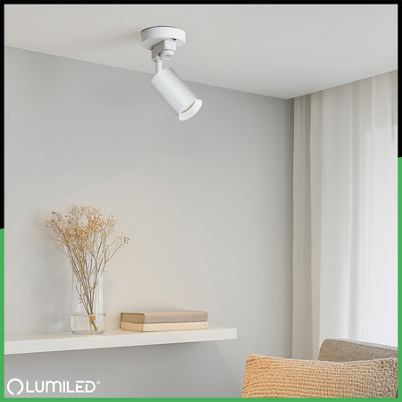 ZESTAW LUMILED SZYNA HUMA BIAŁY + REFLEKTOR SZYNOWY SAGI BIAŁY