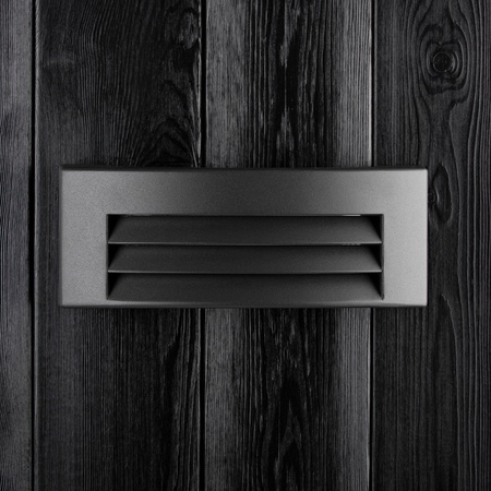 Kinkiet Ogrodowy Elewacyjny Lampa Zewnętrzna E27 Ciemnoszara IP54