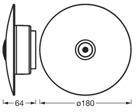 Kinkiet Ogrodowy Lampa Elewacyjna Zewnętrzna LED 3W 210lm 2500-3000-4000K CCT Ściemnialna Biały IP44 Endura Osram