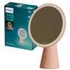 Lampka Biurkowa LED 4.5W 60lm 3000-5000K CCT USB Lusterko do Makijażu Różowe Mirror Philips