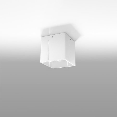 Lampa Sufitowa Oprawa Natynkowa Kostka G9 Kwadratowa Biała Nowoczesna Pixar Sollux