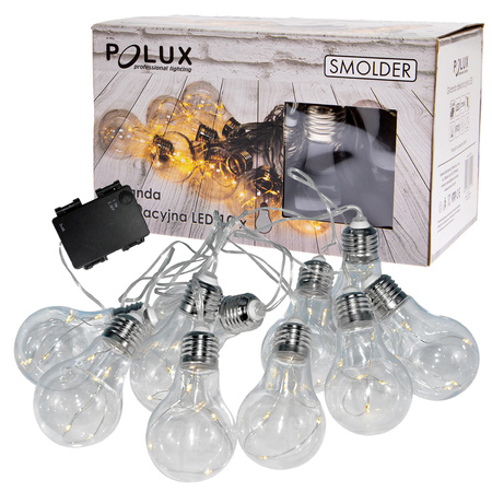 Girlanda Ogrodowa LED Bateryjna 2,1M na baterie 2 x AA SMOLDER GOLDLUX (Polux)