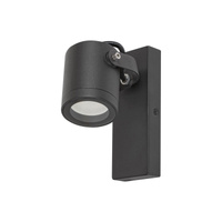 Lampa Ogrodowa Zewnętrzna Kinkiet Elewacyjny LED GU10 IP44 Antracyt Industrialny Elva Rabalux