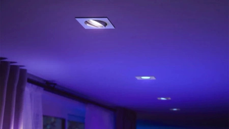 Oprawa Podtynkowa Wpuszczana LED 4.2W 400lm IP20 White and Color Ambiance RGB + TW Biała Inteligentna SMART Zigbee Bluetooth Centura Philips HUE