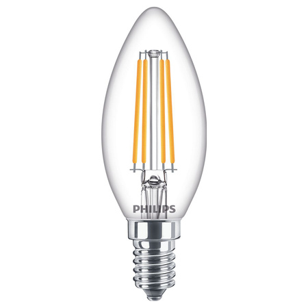 Żarówka LED Świeczka E14 B35 6.5W = 60W 806lm 2700K Ciepła Filament PHILIPS