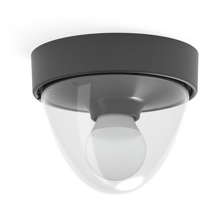 Lampa Ogrodowa Zewnętrzna Sufitowa NOOK SENSOR 7977 E27 IP44 Czujnik Spot Czarna Nowodvorski