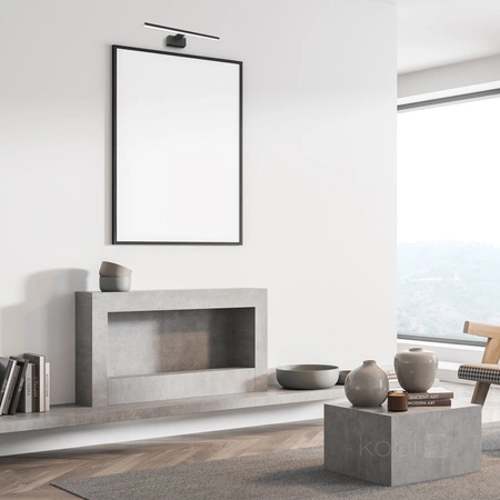 Lampa Ogrodowa Kinkiet Elewacyjny Zewnętrzny LED 10W 700lm 4000K Neutralna IP44 Czarna Lumireflect Kobi