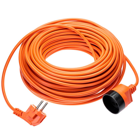 Przedłużacz Kabel Przewód Ogrodowy Warsztatowy Pojedynczy Uniwersalny 2x1mm 30m ELGOTECH