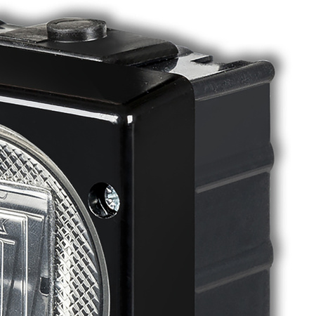 Łącznik Włącznik Hermetyczny Jednobiegunowy Natynkowy Senior IP44 KARLIK Czarny