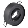 Oprawa Sufitowa Podtynkowa MR16 GAJA Tuba Spot Okrągła Ruchoma Czarna GOLDLUX