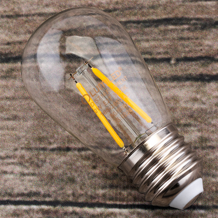 Żarówka LED E27 Edison ST14 2W = 20W 220lm 3000K Ciepła 360° FILAMENT LUMILED