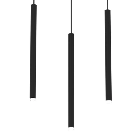 Lampa Wisząca Sufitowa MONZA Czarna 3xG9 max 8W LED Milagro