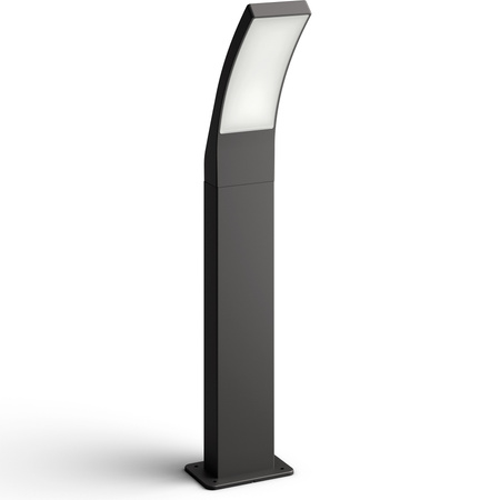 Lampa Ogrodowa Stojąca Zewnętrzna LED 4.3W 800lm 2700K Ciepła SŁUPEK 60cm IP44 Antracyt UltraEfficient Splay Philips
