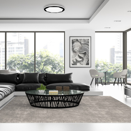 Plafon LED Lampa Sufitowa Natynkowa OPTIMA Czarny 52W LED Ø480 mm Milagro