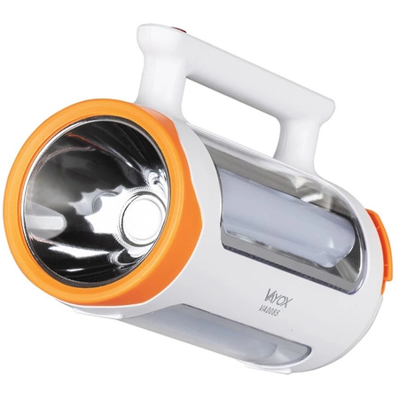 Latarka Akumulatorowa Ręczna 2w1 Światłem Bocznym + Powerbank VA0085 VAYOX