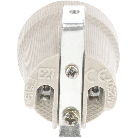 Oprawka Porcelanowa do Żarówki E27 Biały PAWBOL