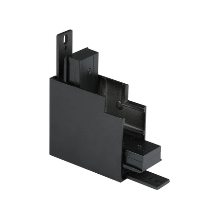Złącze narożnika zewnętrznego szynosystemu magnetycznego Czarne Track Light V-TAC
