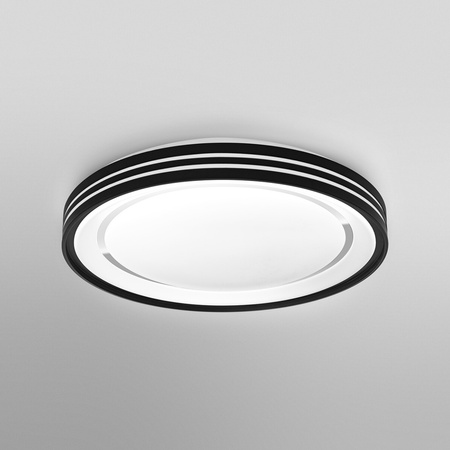 Plafon LED Lampa Sufitowa Oprawa Natynkowa 30W 2100lm CCT Ściemnialna Okrągła Czarny SMART+ WiFi Jaden Ledvance