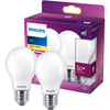 2x Żarówka LED E27 A60 7W = 60W 806lm 2700K Ciepła FILAMENT LED Classic Philips