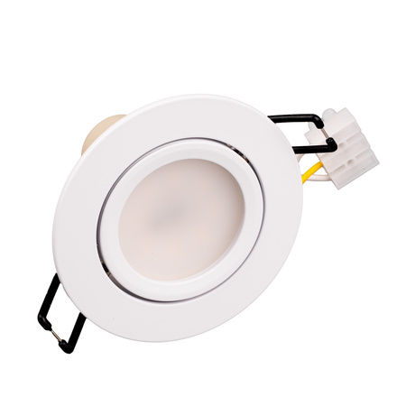 Oprawa Halogenowa Podtynkowa Okrągła Ruchoma TRIX 3w1 GU10 6W 4000K BIAŁY MAT LUMILED