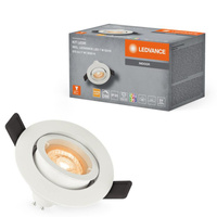 Panel LED Oprawa Podtynkowa Punktowa GU10 8.3W 575lm CCT Ściemnialna Oczko Spot Biały Kit LED Ledvance