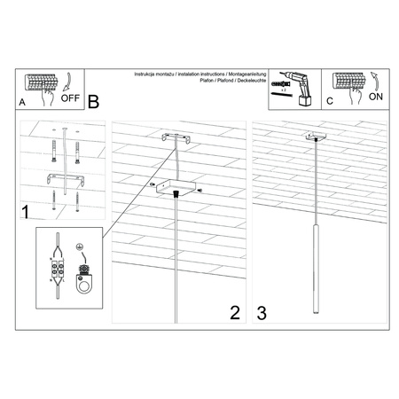 Lampa Wisząca Sufitowa Zwis Tuba Spot 1x G9 Ochra Czerwona Pastelo Ocean Green SL.1524 Sollux