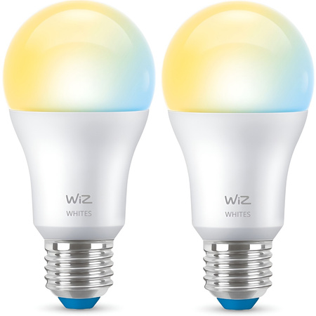 2x Żarówka LED E27 A60 8W = 60W 2700-6500K SMART WiFi WiZ