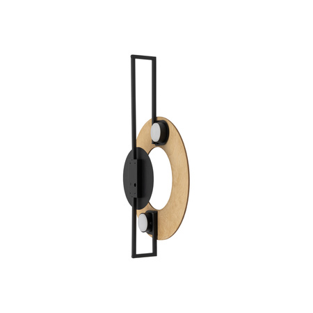 Kinkiet Ścienny Lampa Natynkowa 2x GX53 Beżowa Drewno Nowoczesna SUNSET NATURAL A 10576 Nowodvorski