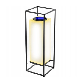 Lampa Solarna LED Zewnętrzna Ogrodowa Stojąca Latarenka 3000K IP44 38cm Czujnik Zmierzchu