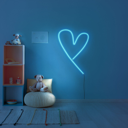 NEON Pasek Elastyczna taśma LED 12V 17W Niebieska IP65 12mm 2m