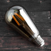 Żarówka LED E27 ST64 6W = 50W 650lm 2200K Ciepła 360° Filament dymiona