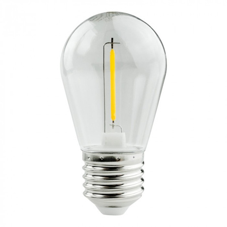 Żarówka LED Edison S14 E27 1W 100lm 2700K Ciepła FILAMENT Ecolight