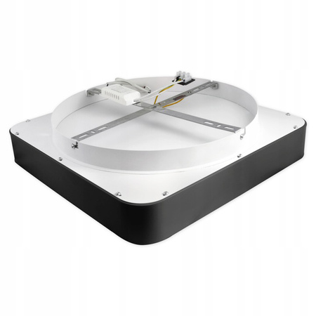 Lampa sufitowa PLAFON LED żyrandol GALAXIS ARIES 54W 3000K-6500K czarny + pilot