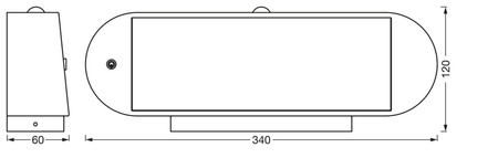 Lampa Ogrodowa Kinkiet Solarny ENDURA z czujnikiem 6W 4000K LEDVANCE
