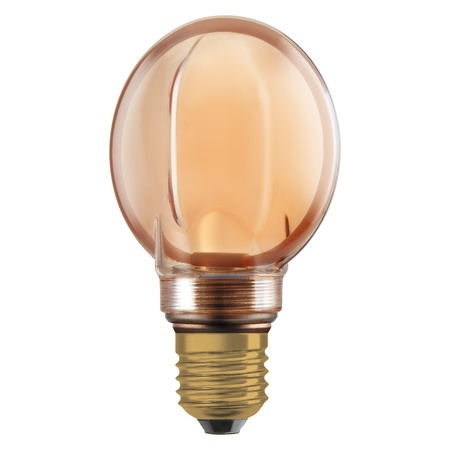 Żarówka LED Dekoracyjna G80 Kula E27 4W = 22W 220lm 1800K Ciepła 330° Filament Ściemnialna Vintage 1906 Osram