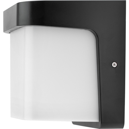 Kinkiet Ogrodowy Elewacyjny Lampa Ścienna E27 CZARNA Kwadratowa CORGI