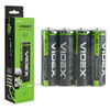 Baterie Alkaliczne Zestaw AA 1.5V 2600mAh AA 4szt. x 15 VIDEX